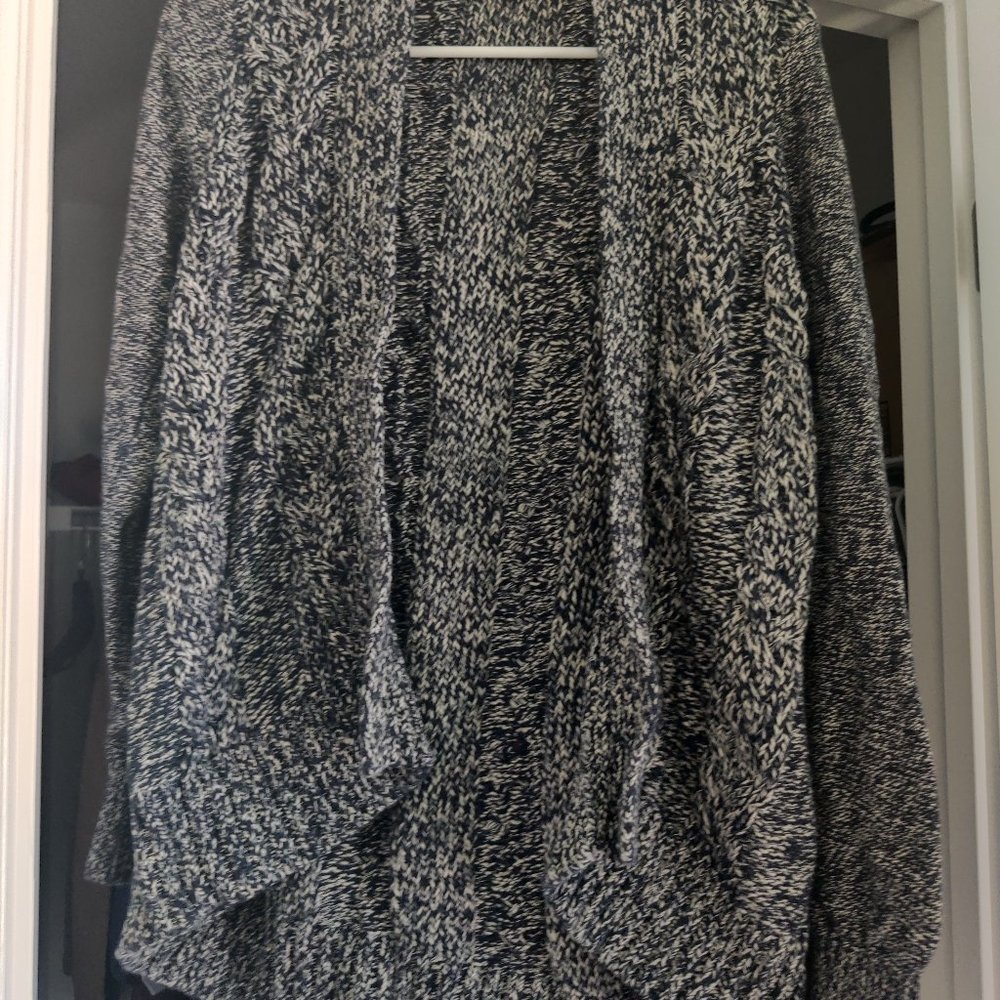 Lands End sweater cardigan